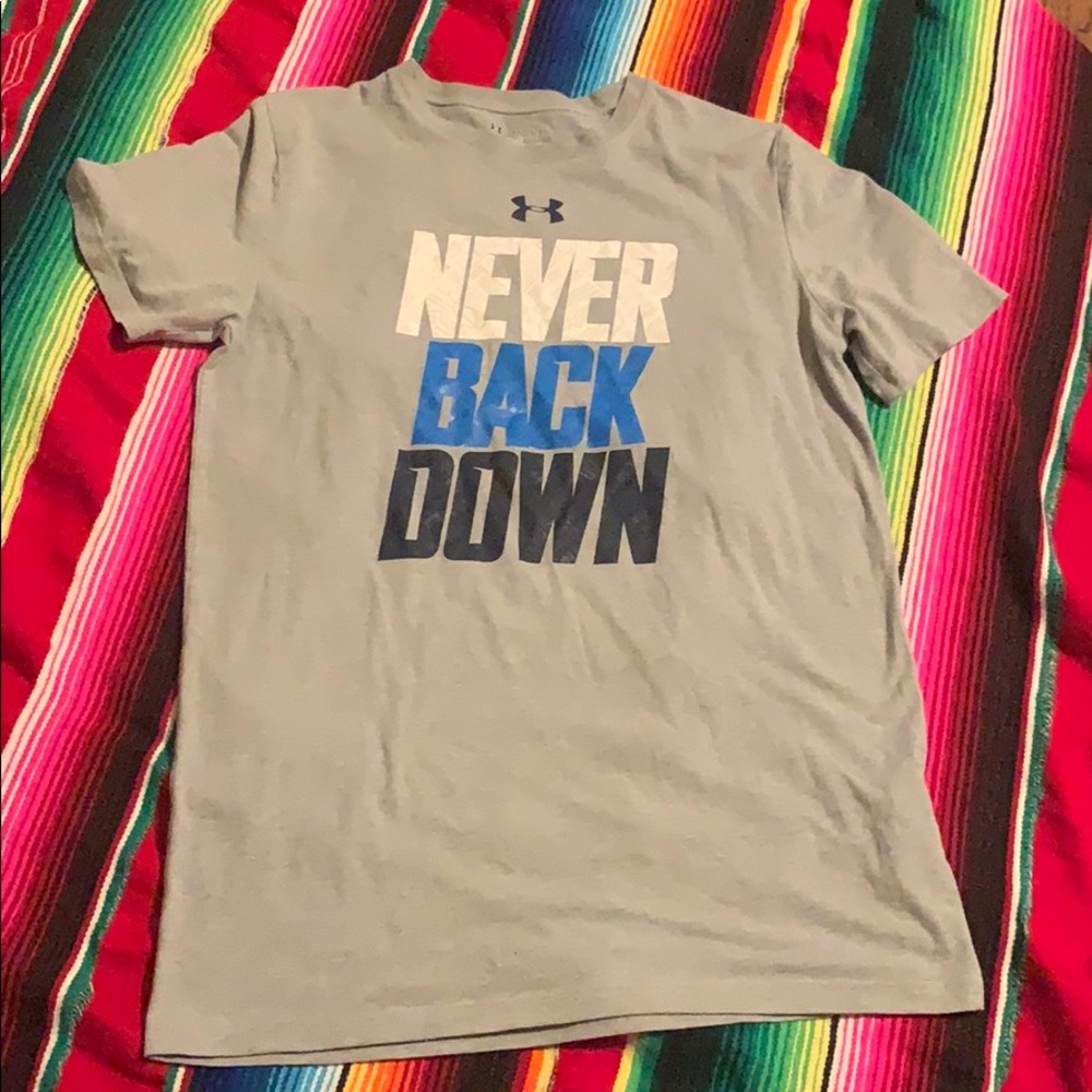 Boys youth Under Armour Tee